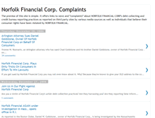 Tablet Screenshot of norfolkfinancialcomplaints.blogspot.com