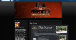 Desktop Screenshot of cobbproperties.blogspot.com