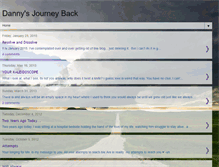 Tablet Screenshot of dannysjourneyback.blogspot.com