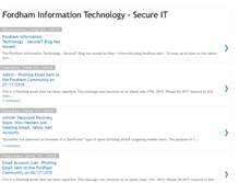 Tablet Screenshot of fordhamsecureit.blogspot.com