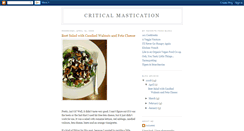 Desktop Screenshot of criticalmastication.blogspot.com