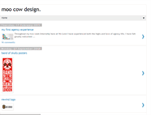 Tablet Screenshot of moocowdesign.blogspot.com