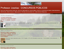 Tablet Screenshot of professorjoselias.blogspot.com