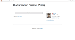 Desktop Screenshot of ella-carpediem.blogspot.com
