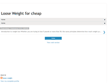 Tablet Screenshot of looseweight1.blogspot.com