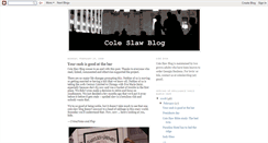 Desktop Screenshot of coleslawblog.blogspot.com