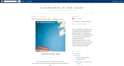 Desktop Screenshot of adarknessinthelight.blogspot.com
