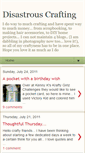 Mobile Screenshot of disasterouscrafting.blogspot.com