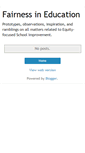 Mobile Screenshot of fairnessineducation.blogspot.com