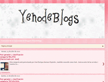 Tablet Screenshot of concursoyenodeblogs.blogspot.com