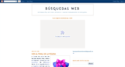 Desktop Screenshot of busquedasweb.blogspot.com