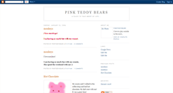 Desktop Screenshot of pinkteddybears.blogspot.com