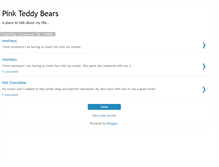 Tablet Screenshot of pinkteddybears.blogspot.com