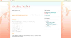Desktop Screenshot of delirecetas.blogspot.com