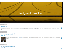 Tablet Screenshot of emilyschronicles.blogspot.com