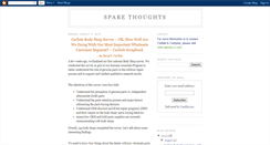 Desktop Screenshot of ccsparethoughts.blogspot.com