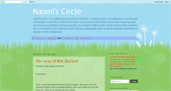 Desktop Screenshot of naomiscircle.blogspot.com