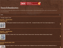 Tablet Screenshot of encyclobanknotes.blogspot.com