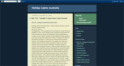 Desktop Screenshot of holidaycabinsaustralia.blogspot.com