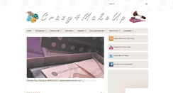 Desktop Screenshot of crazy-4-makeup.blogspot.com