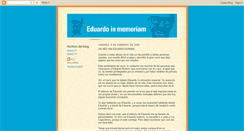 Desktop Screenshot of eduardoinmemoriam.blogspot.com