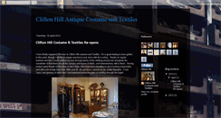 Desktop Screenshot of cliftonhillcostumeandtextiles.blogspot.com