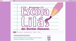 Desktop Screenshot of escolalilasdh.blogspot.com