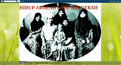 Desktop Screenshot of hidupadalahsatuanugerah.blogspot.com