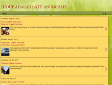 Tablet Screenshot of hidupadalahsatuanugerah.blogspot.com