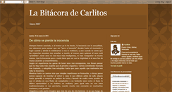 Desktop Screenshot of bitacoradecarlitos.blogspot.com