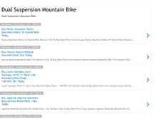 Tablet Screenshot of dual-suspension-mountain-bike.blogspot.com