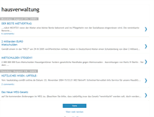 Tablet Screenshot of hausverwaltung.blogspot.com