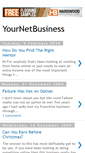 Mobile Screenshot of homeincome-yournetbusiness.blogspot.com