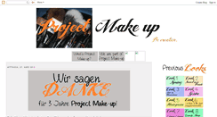 Desktop Screenshot of project-makeup.blogspot.com