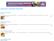 Tablet Screenshot of lowfat-chickenrecipes.blogspot.com