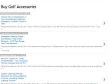 Tablet Screenshot of buygolfaccessories.blogspot.com
