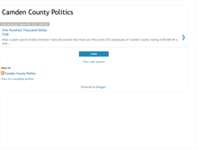 Tablet Screenshot of camdencountypolitics.blogspot.com