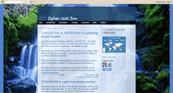 Desktop Screenshot of cyberjedizen.blogspot.com