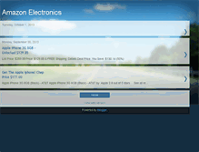 Tablet Screenshot of amazonelectronicsproducts.blogspot.com