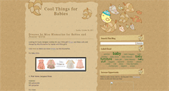 Desktop Screenshot of cool-baby-things.blogspot.com