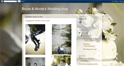 Desktop Screenshot of nicoleandbrucewedding.blogspot.com