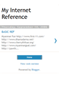 Mobile Screenshot of myinternetreference.blogspot.com