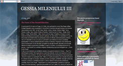 Desktop Screenshot of gessiamileniului3.blogspot.com