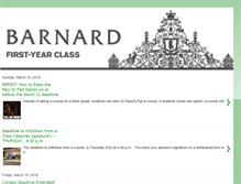 Tablet Screenshot of barnardfirstyear.blogspot.com