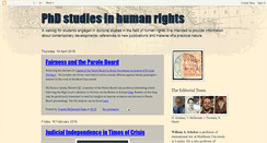 Desktop Screenshot of humanrightsdoctorate.blogspot.com
