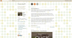 Desktop Screenshot of iluvrice.blogspot.com