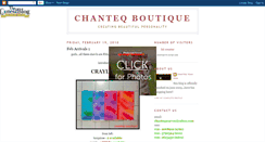 Desktop Screenshot of chanteqboutique.blogspot.com
