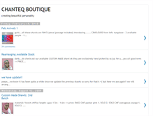 Tablet Screenshot of chanteqboutique.blogspot.com