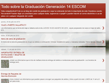 Tablet Screenshot of escomgraduacion14.blogspot.com