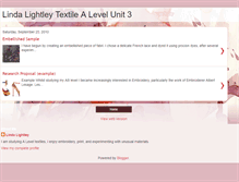 Tablet Screenshot of lindalightleyunit3.blogspot.com